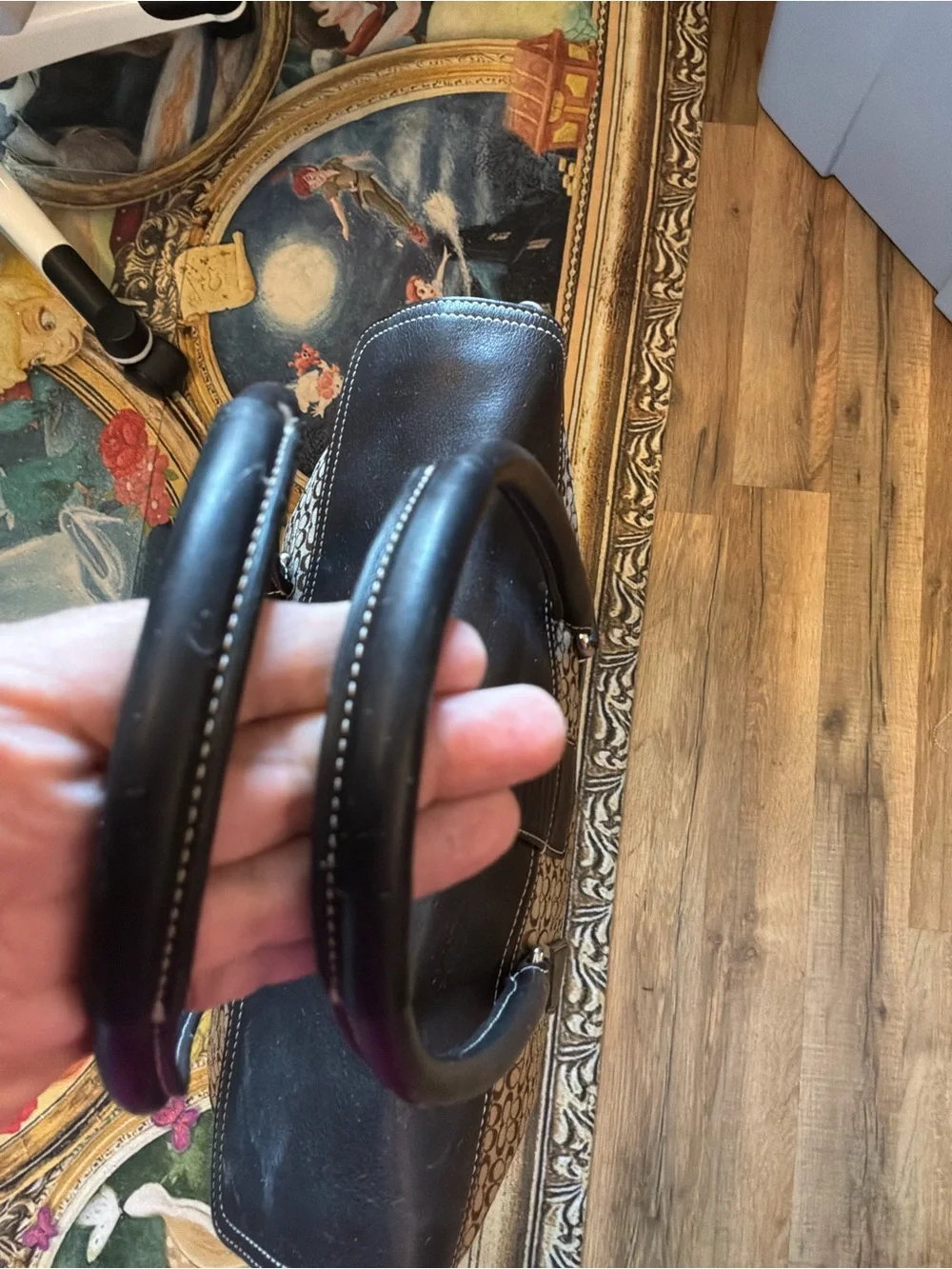 Vintage Coach SoHo Signature Flap Satchel